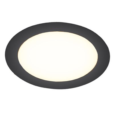Downlight en aluminium noir, Umbriel, 24W, 4000K LED, IP44
