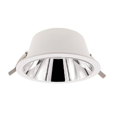 Downlight blanc en aluminium, Maud, 16W, white switch LED, IP22
