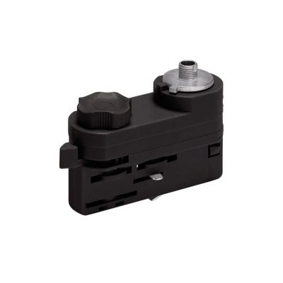 Adaptateur de suspension pour éclairage sur rail triphasé, noir, Pro