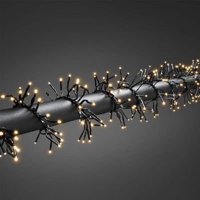 Éclairage de cluster 5 8m 768 led blanc chaud 8 positions