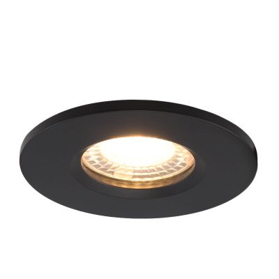 Spot encastré salle de bain noir moderne, Jule, IP65
