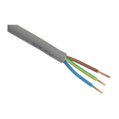 Câble externe de 5 mètres XMVK 3 x 2,5 mm, gris