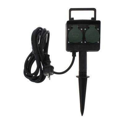 Prise femelle Exin 2 voies avec terre de sécurité, 3 m