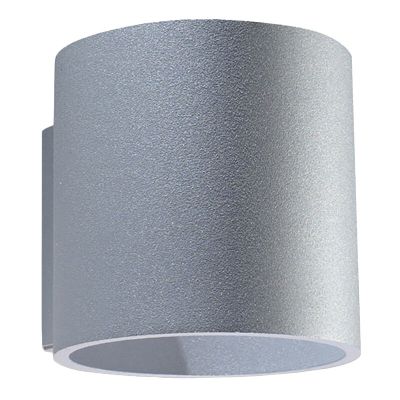 Applique up and down en aluminium grise, Amely