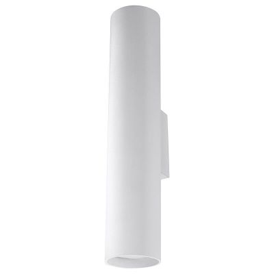 Applique up and down en aluminium blanche, Harley