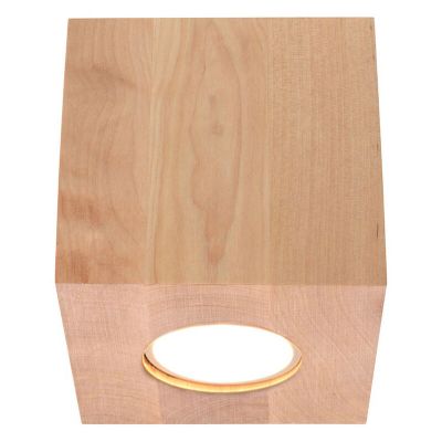 Spot en saillie en bois marron, Andro