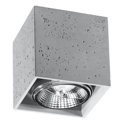 Spot en saillie en béton gris, Eugene