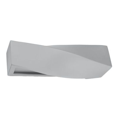 Applique up and down en verre grise, Annick