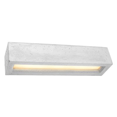 Applique up and down en béton grise, Emmaly