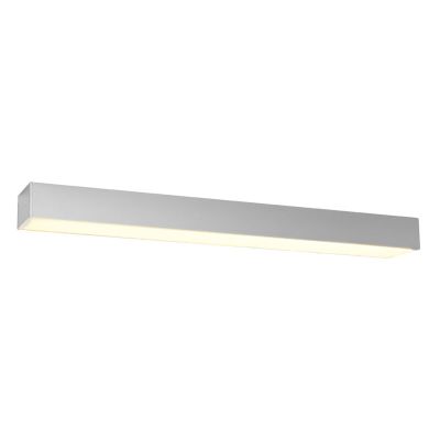 Plafonnier en aluminium gris, Mascha, 22W, 3000K LED