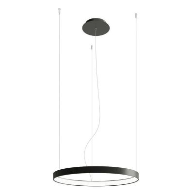 Suspension en aluminium noire, Ringo, 30W, 3000K LED