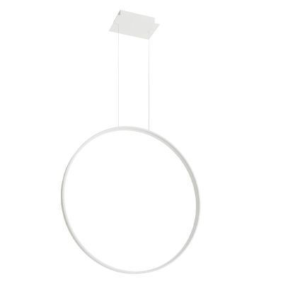 Suspension en aluminium blanche, Ringo, 50W, 3000K LED