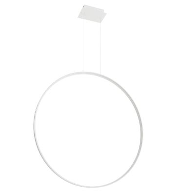 Suspension en aluminium blanche, Ringo, 70W, 3000K LED