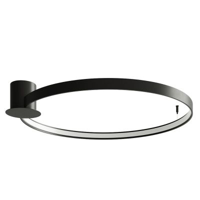 Lampe plafond en aluminium noire, Ringo, 50W, 3000K LED