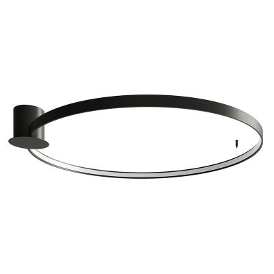 Lampe plafond en aluminium noire, Ringo, 70W, 3000K LED