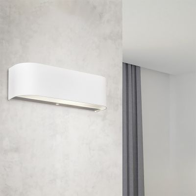 Applique up and down en verre blanche, Tomaso, 3,1W, 3000K LED