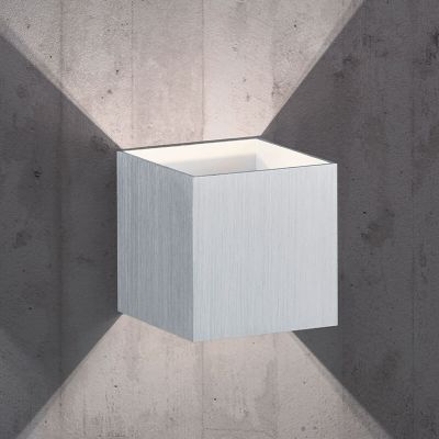 Applique up and down moderne grise, Eva, 4,3W, 3000K LED