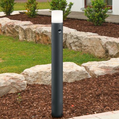 Lampadaire extérieur avec détecteur de mouvement moderne anthracite, Fjelso, IP44