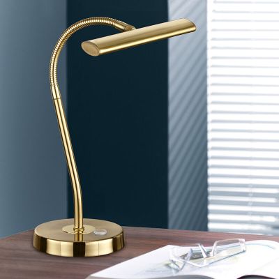 Lampe de table moderne laiton, Eliza, 4W, 3000K LED, avec interrupteur