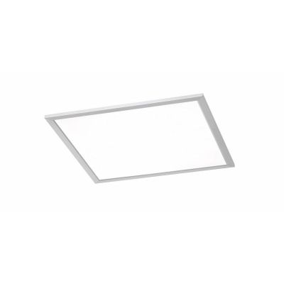 Lampe plafond moderne nickel, Badria, 25W, 3000K LED
