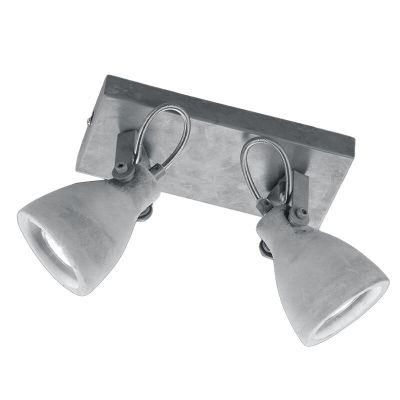 Spot plafond en béton gris, Lamija