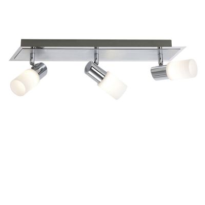 Spot plafond en verre gris, Morely, 4,3W, 3000K LED