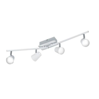 Spot plafond en verre blanc, Laysha, 6W, 3000K LED