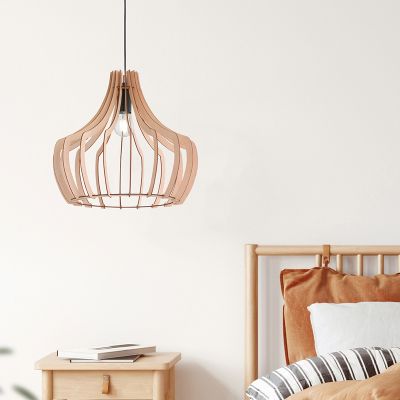 Suspension rustique bois, Valenthina