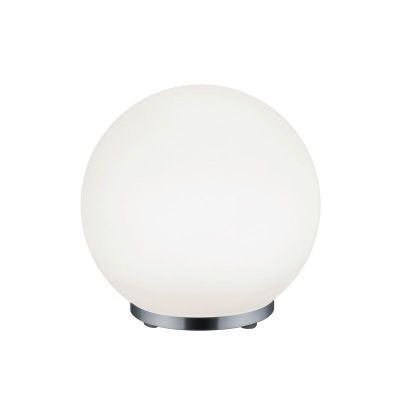 Lampe de table moderne chromée, Berkant, 5,5W, 3000K LED, avec télécommande