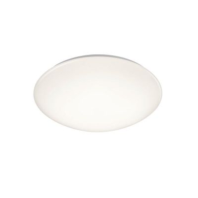 Lampe plafond en plastique blanche, Vanysia, 15W, 3000K LED, IP44