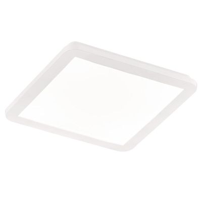 Lampe plafond moderne blanche, Gistrup, 18W, 3000K LED, IP44, gradable en 3 étapes