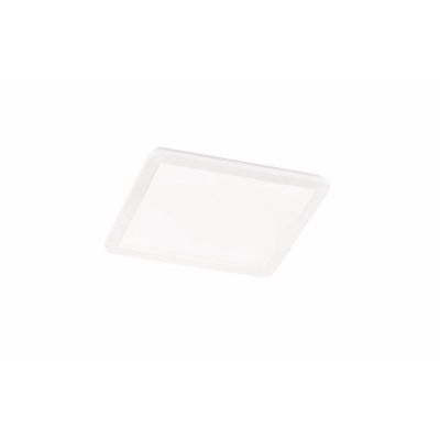 Lampe plafond moderne blanche, Gistrup, 24W, 3000K LED, IP44