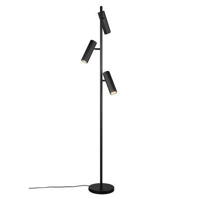 Lampadaire moderne noir, Sieb, avec interrupteur