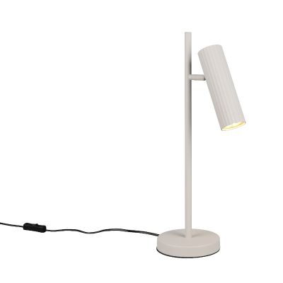 Lampe de table moderne grise, Sieb, avec interrupteur
