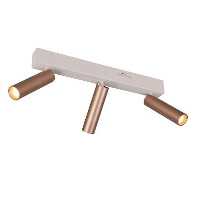 Spot plafond moderne marron, Smail, 5,5W, white switch LED, gradable en 3 étapes