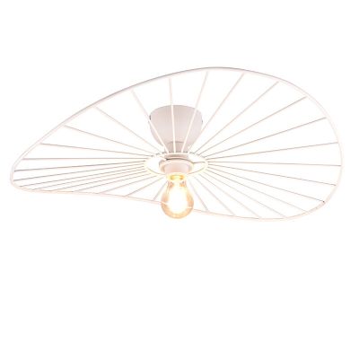 Plafonnier industriel blanc, Dejan