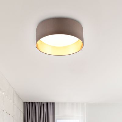 Lampe plafond moderne taupe, Erdi, 12W, 3000K LED