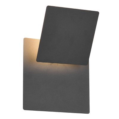Applique murale moderne noire, Turan