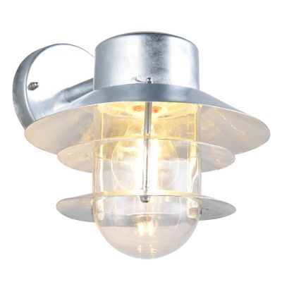 Luminaire extérieur moderne zinc, Peternella, IP44