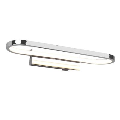 Applique salle de bain moderne chromée, Martin, 17W, 3000K LED, IP44