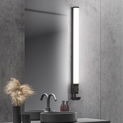 Applique salle de bain moderne noire, Bernou, 21W, 3000K LED, IP44