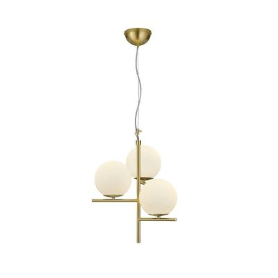 Suspension table à manger moderne laiton, Silkis