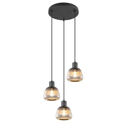 Suspension moderne noire, Meriem