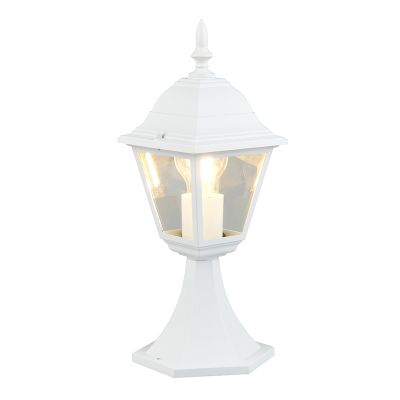 Luminaire extérieur classique blanc, Lavina, IP44