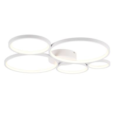 Lampe plafond moderne blanche, Robon, 49W, 3000K LED