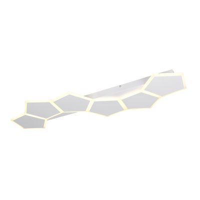 Lampe plafond moderne blanche, Vishaal, gradable en 3 étapes