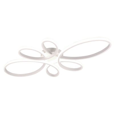 Plafonnier design blanc, Vikash, 32W, 4000K LED, gradable en 3 étapes