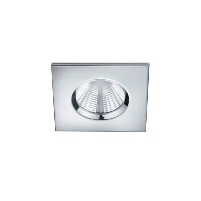 Spot encastré salle de bain moderne chromé, Iman, 5W, 3000K LED, IP65