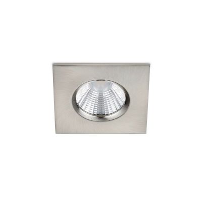 Spot encastré salle de bain moderne nickel, Iman, 5W, 3000K LED, IP65