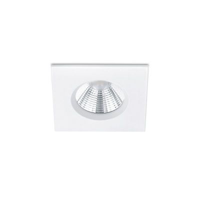 Spot encastré salle de bain moderne blanc, Iman, 5W, 3000K LED, IP65
